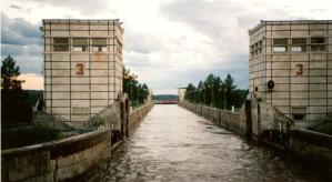 Volga-Baltic water line. Novinkinsky hydro-center.
