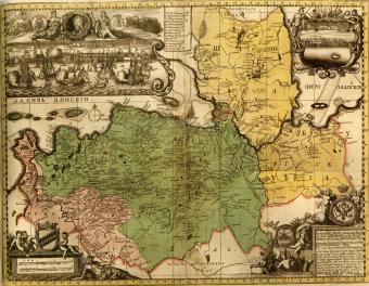 The map of Ingermanlandia. 1727