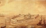 «Шлиссельбургская крепость». Рисунок П.П.Свиньина. Нач. 1820-х гг.