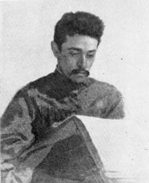 Н.А.Ярошенко. Портрет работы И.Н.Крамского. 1874