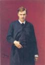 Portrait of A.K. Glazunov. I. E. Repin.1887