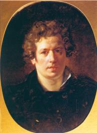 K.P. Bryullov. Self-portrait. Circa 1833