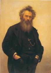 И.И.Шишкин. Портрет раборы И.Н.Крамского. 1880
