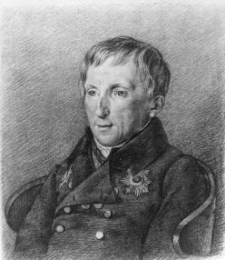 A.N. Olenin. Portrait painted by A.G. Varnek. The 1820s