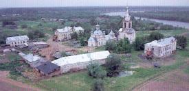 Bird's eye view of Vvedeno-Oyatsky  Monastery.