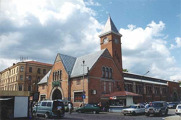 Vyborg Town. The building of the Covered market (Architect Hord af Segerstadt, 1906)