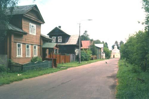 Tikhvin Town. Residental houses  of the 19th cent.