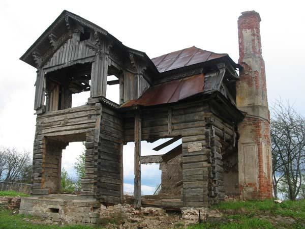 Поселок Пудость. Руины дома А.И.  Штакеншнейдера