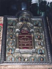 The Church of Apostle Petr and Apostle Paul. Tabernacle with relics