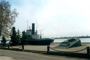Novaya Ladoga. Memorial devoted to the Lake Ladoga Flotilla