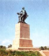 Monument to Peter I in Vyborg Town