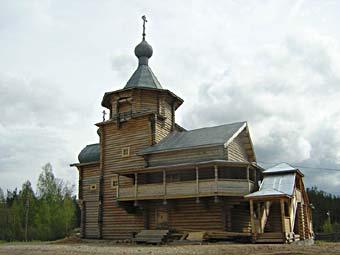 Zaborye Village. The Church of the Icon of the Mother of God 
