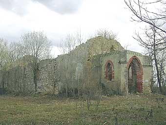 Ruin of the Lutheran Church in Moloskovitsy Village