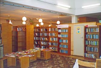 Priozersk district library. The regular readers department.