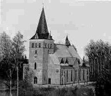 Деревня Рауту (ныне поселок Сосново). Лютеранская церковь. Фото до 1939