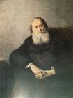A.N. Pleshcheyev. Portrait painted by N.A. Yaroshenko. 1887