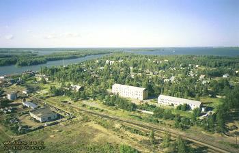 Bird's eye view of Vysotsk