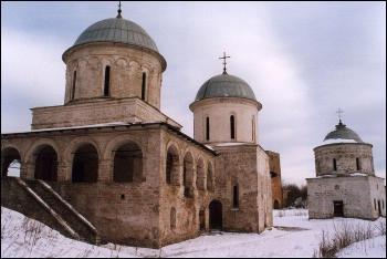 Ivangorod Fortress. The Cathedral of the Dormition and the Cathedral of St. Nicholas