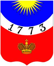 Coat of arms of the Tikhvin district