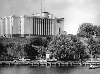 The building of the Leningrad Oblast State Archive in Vyborg