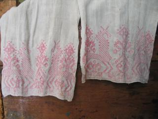 Traditional decorative pattern of the Veps towel  from the museum of the  Youth Creativity Center of Shugozero Village, the Tikhvin district