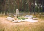 The Monument to the victims of repressions at the cemetery near Gakkovo Village (Kingisepp district)