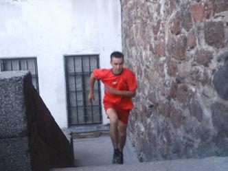 Race at the St. Olaph Tower  for the prize of the newspaper 