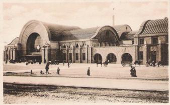 Вокзал в городе Выборге. Фото 1913