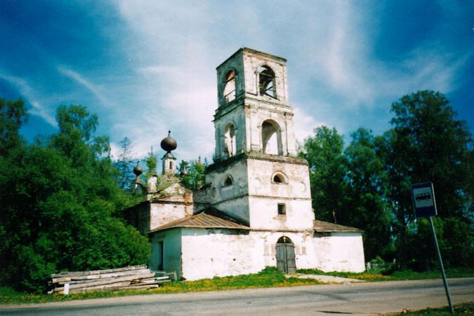 Zhuravlevo Village. The Church of the Resurrection of Christ
