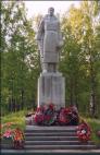 Lodeynoye Pole Town. Monument to Unknown Soldier