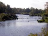 Priozersk. The River Vuoksa