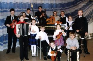 Pupils of the Volkhov children music school named after Y. Sibelius