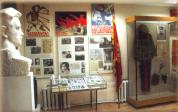 The Luga local- history museum.  Exhibition devoted to the defence of the Luga line in 1941 and the partisan movement during WWII