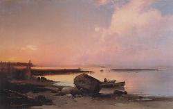 «Морской берег в окрестностях Ораниенбаума». Картина А.К.Саврасова. 1854