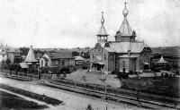 Krasny Bor Village. The Church of St. Prince Alexander Nevsky. Photograph of 1912
