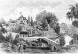 Lopukhinka  country  estate. From the engraving of L.A. Seryakov. 1847