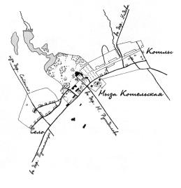 Усадьба Котлы. План. 1862