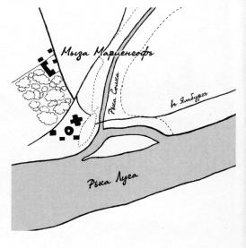 Усадьба Мариенгоф. План (1857)