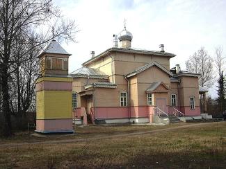 The Church of St. Prince Alexander Nevsky in Volosovo Town