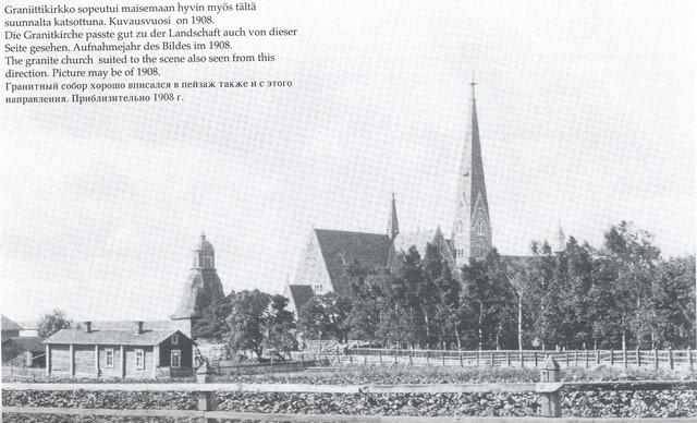 The Lutheran Church of St. Mary  Magdalene in Byerke (now Primorsk Town). Photograph of 1908