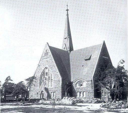 Лютеранская церковь Святой Марии Магдалины  в городе Койвисто (ныне г. Приморск). Фото 1942