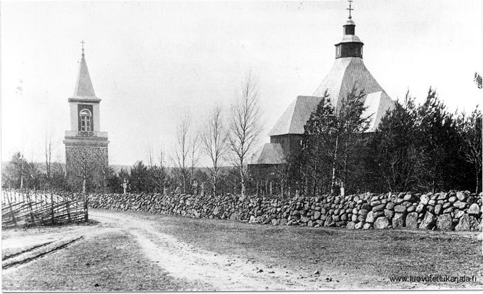 Лютеранская церковь Святого Иоханнеса в Уусикиркко (ныне поселок Поляны). Фото до 1941