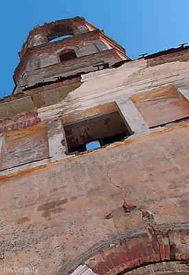 The Church of the Dormition of the Mother of God in Terebushka Village. Fragment