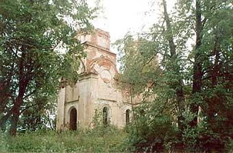 The Church of the Itercession of the Mother of God in Yugostitsy Village