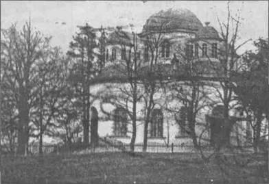 Церковь Покрова Пресвятой Богородицы в поселке Шапки. Фото до 1911
