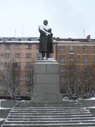 Monument to V.I. Lenin in Vyborg Town