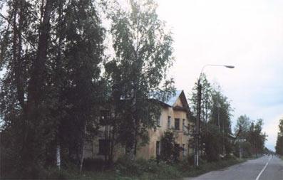 The urban village of Ryabovo. The secondary school