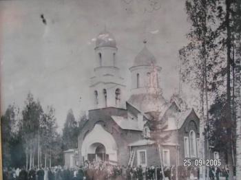 Поселок Сусанино. Церковь Казанской иконы Божией Матери. Фото до 1917