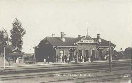 Taytsy Station of the Baltic railway. Photograph of  1913