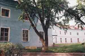 The building of the cloth factory  in Gatchina (re-built  by  architect A.V. Kokarev, 1857-1858)